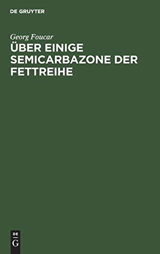 Über einige Semicarbazone der Fettreihe