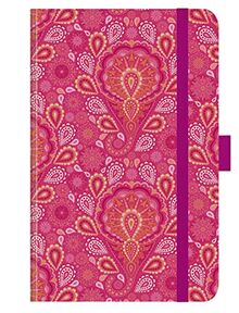 Premium Timer Small "Pink India" 2023: Buchkalender - Terminplaner mit hochwertiger Folienveredelung und Prägung. 9 x 14 cm