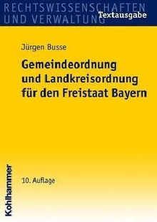 Gemeindeordnung für den Freistaat Bayern