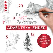 Adventskalender Die Kunst des Zeichnens: Mit 24 winterlichen Zeichenprojekten den Advent genießen von frechverlag | Buch | Zustand gut
