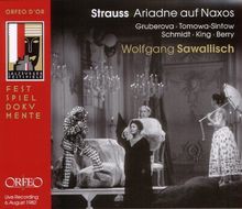 Richard Strauss - Ariadne auf Naxos / Tomowa-Sintow, T. Schmidt, Gruberova, Berry, Vogel, Deusing, Wiener Phil., Sawallisch (Salzburger Festspiele 1982)