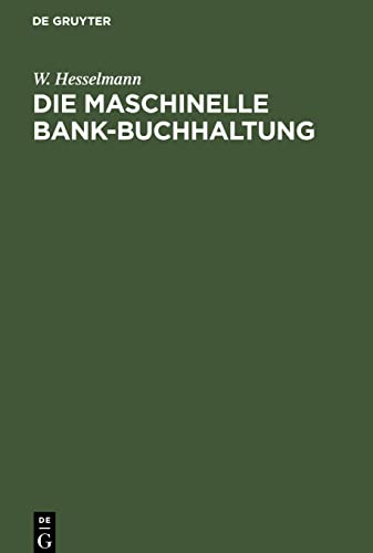 Die maschinelle Bank-Buchhaltung