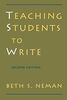 Teaching Students To Write