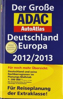 Der Große ADAC AutoAtlas Deutschland, Europa 2012/2013
