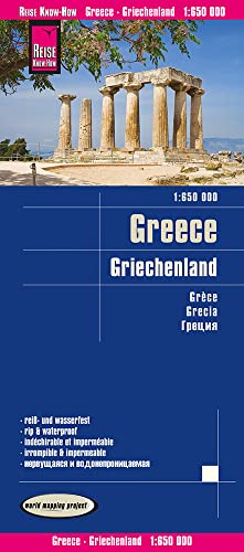 Reise Know-How Landkarte Griechenland / Greece (1:650.000): reiß- und wasserfest (world mapping project)