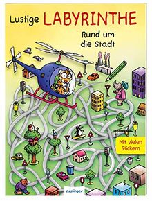 Lustige Labyrinthe: Rund um die Stadt