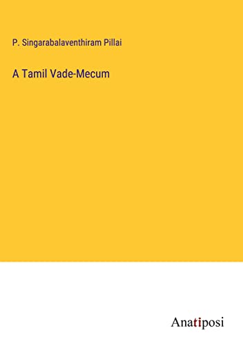 A Tamil Vade-Mecum