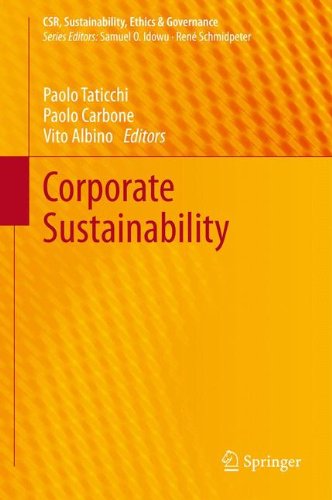 Corporate Sustainability (CSR, Sustainability, Ethics & Governance)