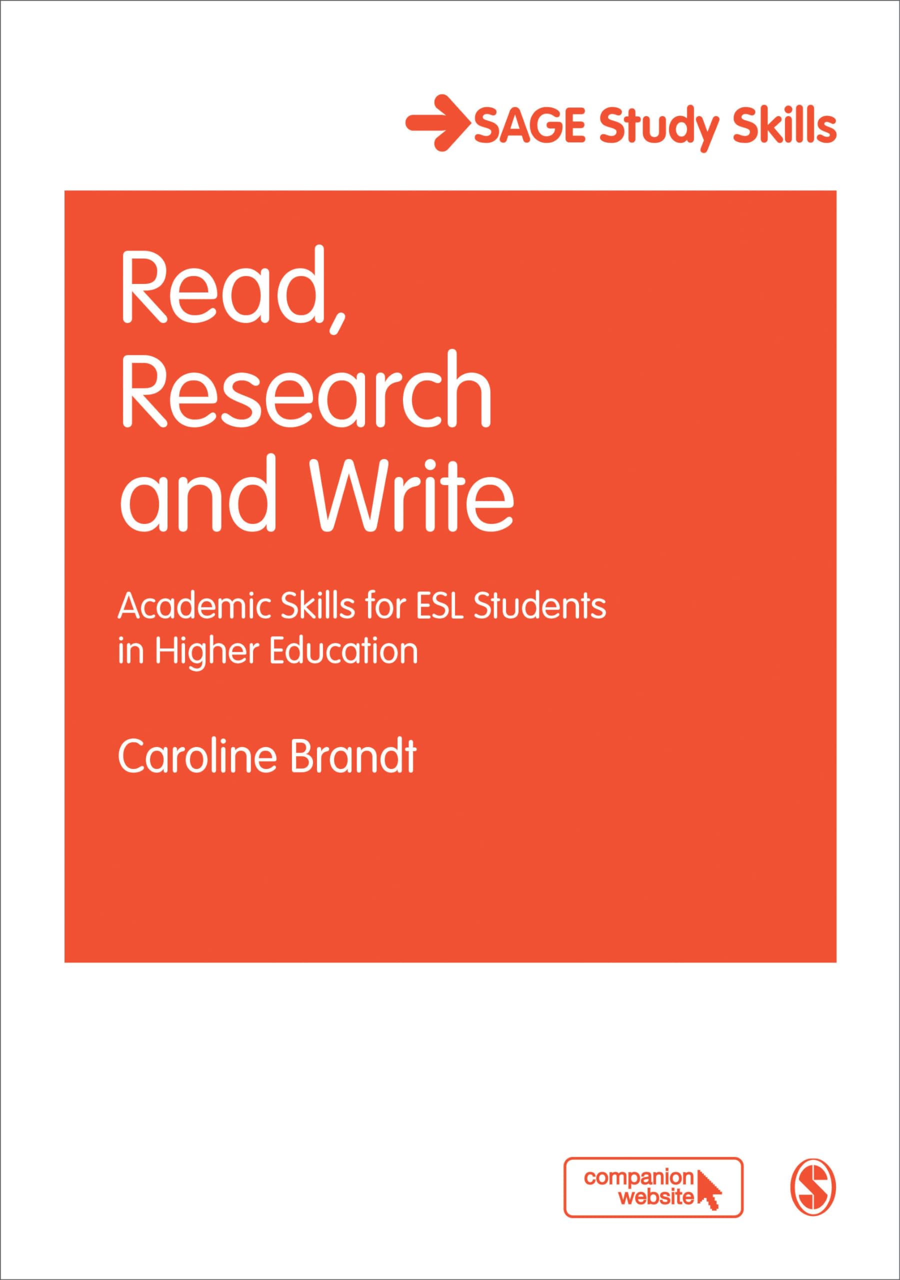 Read, Research and Write: Academic Skills For Esl Students In Higher Education (Sage Study Skills Series)