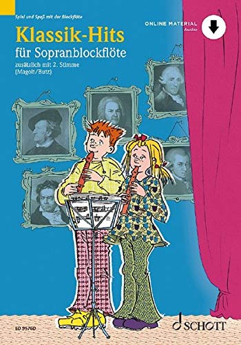 Noten Klassik-Hits Sopranblockflöte ED 9576D incl Audio download Code