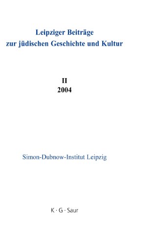 Leipziger Beiträge zur jüdischen Geschichte und Kultur: 2004