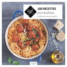 100 recettes pour étudiants : et 100 listes de courses à flasher !