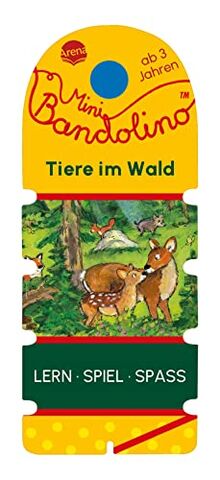 Mini Bandolino. Tiere im Wald: Lernspiel mit Lösungskontrolle für Kinder ab 3 Jahren
