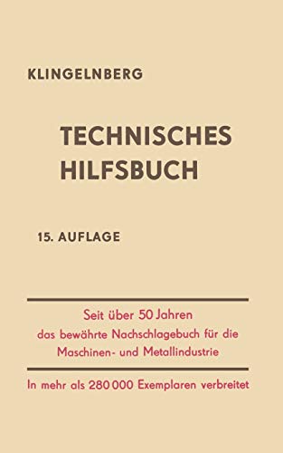 Klingelnberg Technisches Hilfsbuch