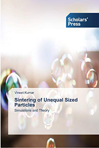 Sintering of Unequal Sized Particles: Simulations and Theory