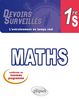 Maths 1re S : conforme au nouveau programme 2011