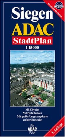 ADAC Stadtpläne, Siegen: Mit Cityplan. Mit Postleitzahlen. Mit großer Umgebungskarte auf der Rückseite