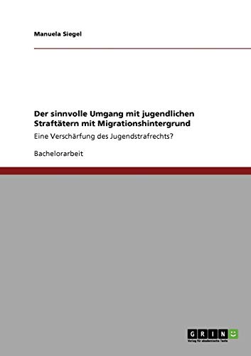 Der sinnvolle Umgang mit jugendlichen Straftätern mit Migrationshintergrund: Eine Verschärfung des Jugendstrafrechts?