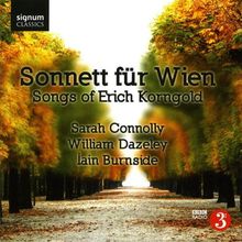 Korngold: Sonnett für Wien & Lieder