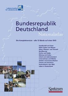 Nationalatlas Bundesrepublik Deutschland - Die Komplettversion: alle 12 Bände auf einer DVD