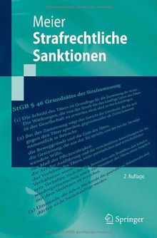 Strafrechtliche Sanktionen (Springer-Lehrbuch)