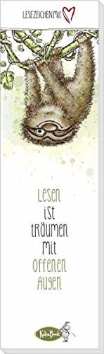 Lesen ist Träumen mit offenen Augen (Lesezeichenblock): Lesezeichenblock mit 12 Motiven - Klebebindung