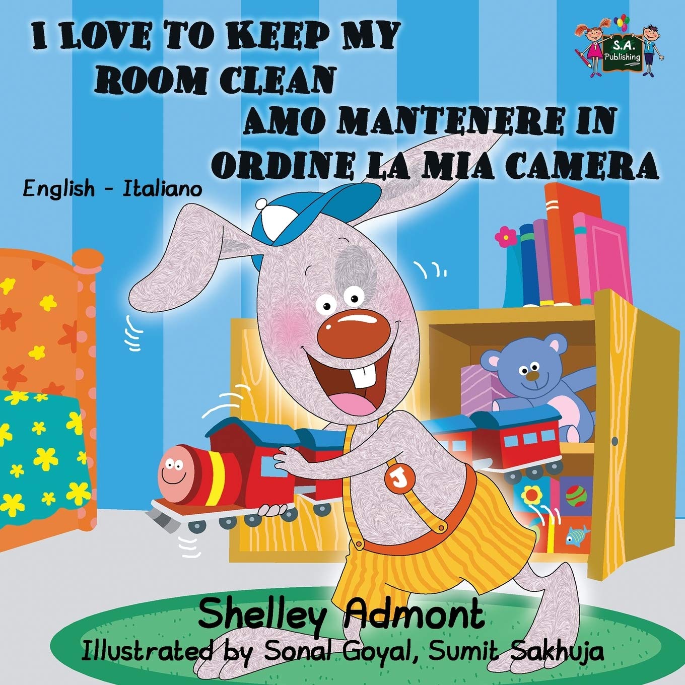 I Love to Keep My Room Clean - Amo mantenere in ordine la mia camera: English-Italian Bilingual Edition (English Italian Bilingual Children's Books Collection)