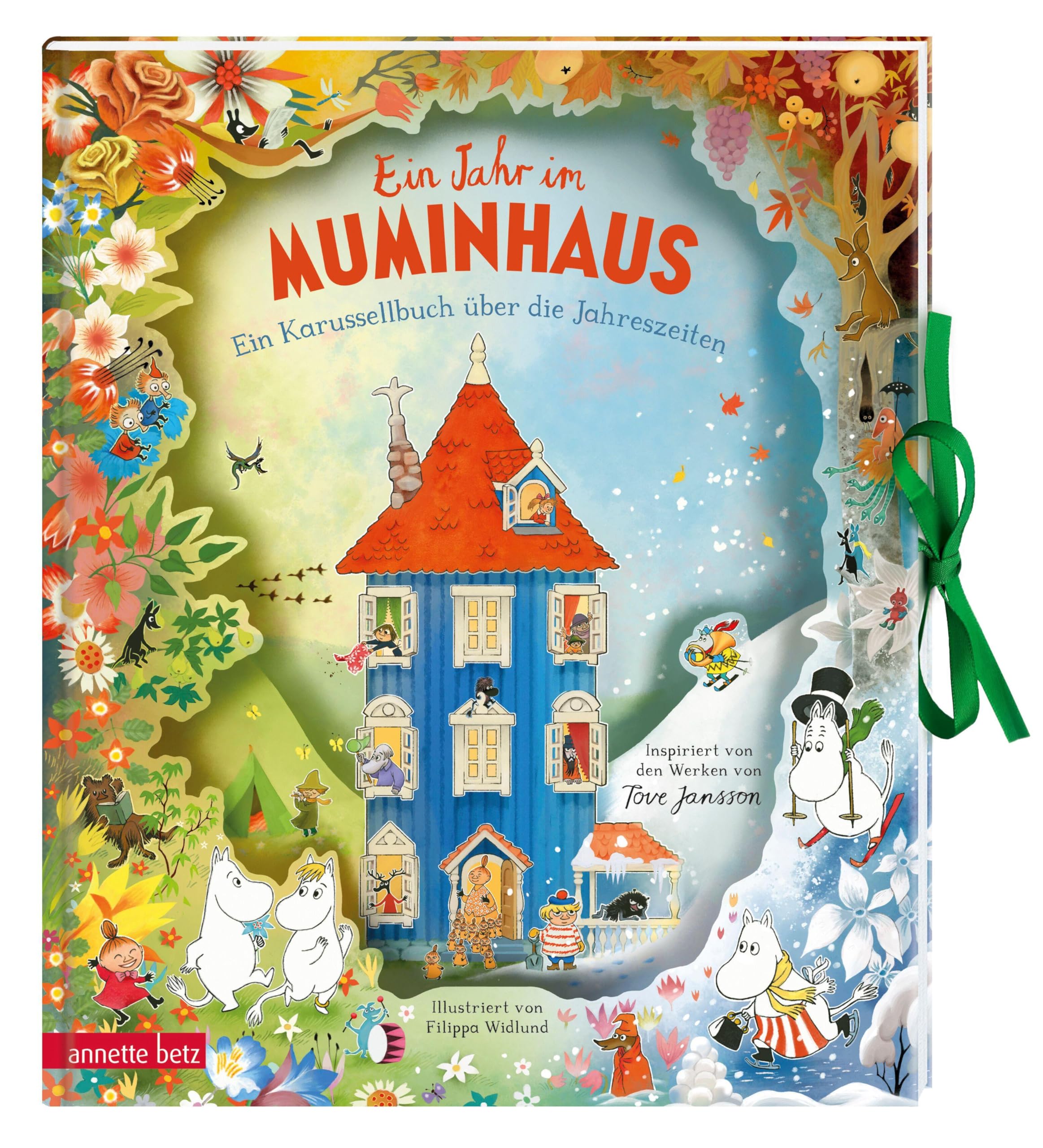 Ein Jahr im Muminhaus: Ein Pop-up Bilderbuch mit atemberaubendem Karrusell-Effekt