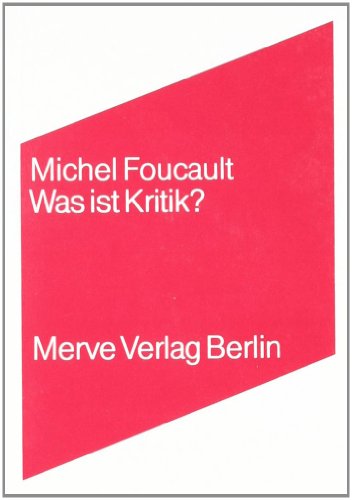 Was ist Kritik? - Michel Foucault Kartoniert (TB)