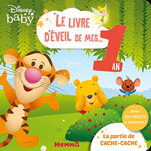 Disney baby : la partie de cache-cache : le livre d'éveil de mes... 1 an