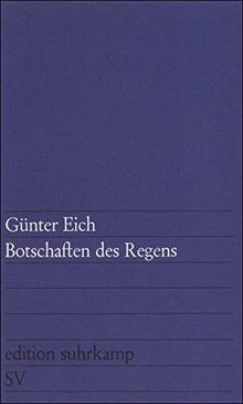 Edition Suhrkamp, Nr.48, Botschaften des Regens