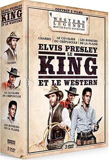 Coffret elvis presley, le king et le western 3 films : charro ; le cavalier du crépuscule ; les rôdeurs de la plaine 