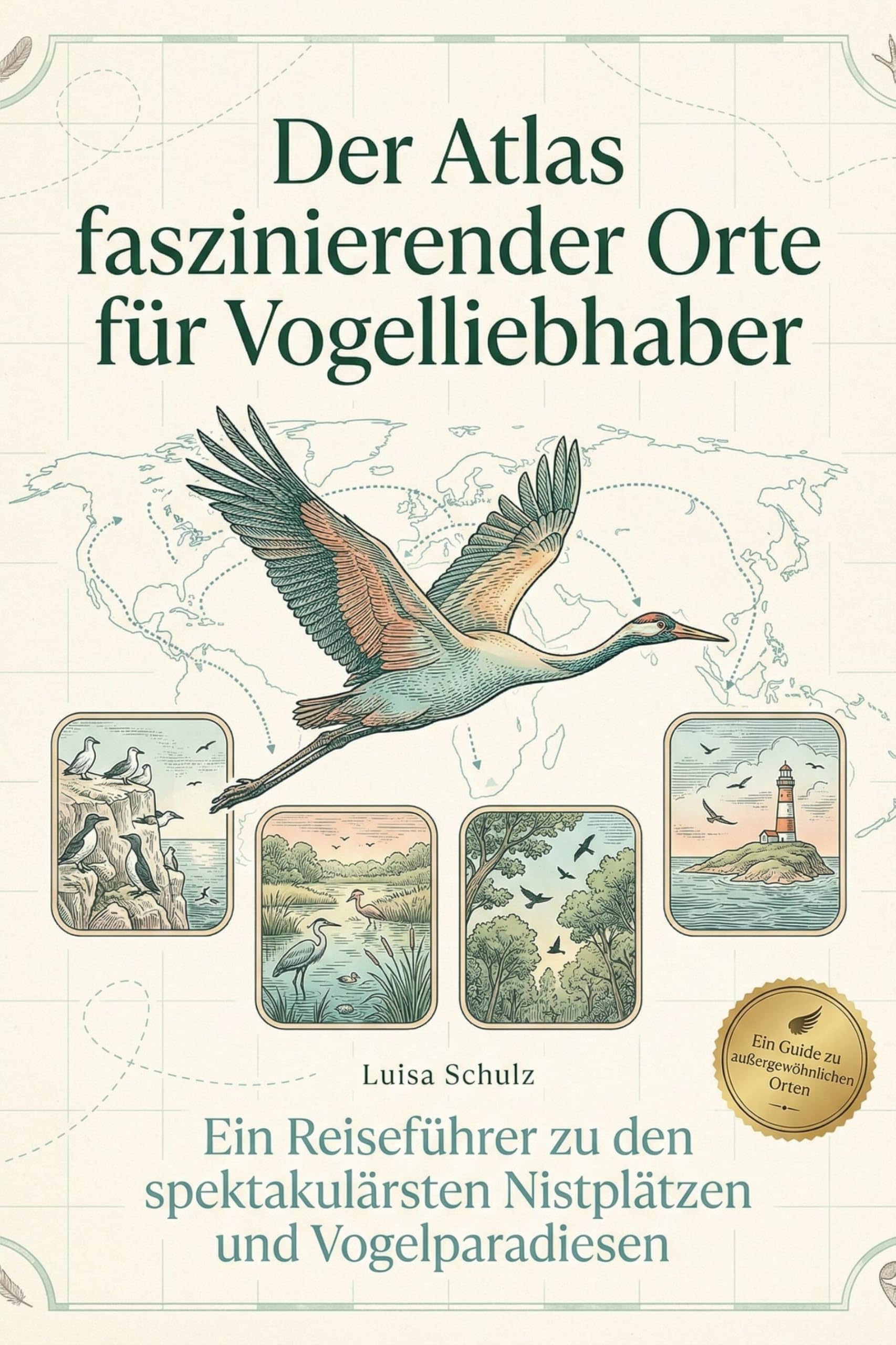 Der Atlas faszinierender Orte für Vogelliebhaber: Ein Reiseführer zu den spektakulärsten Nistplätzen und Vogelparadiesen. Der ultimative Guide für Ornithologen. Das perfekte Geschenk für Vogel-Fans