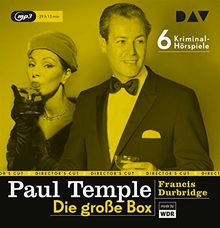 Paul Temple – Die große Box: Die Original-Radiofassungen mit René Deltgen, Annemarie Cordes u.v.a. (6 mp3-CDs)