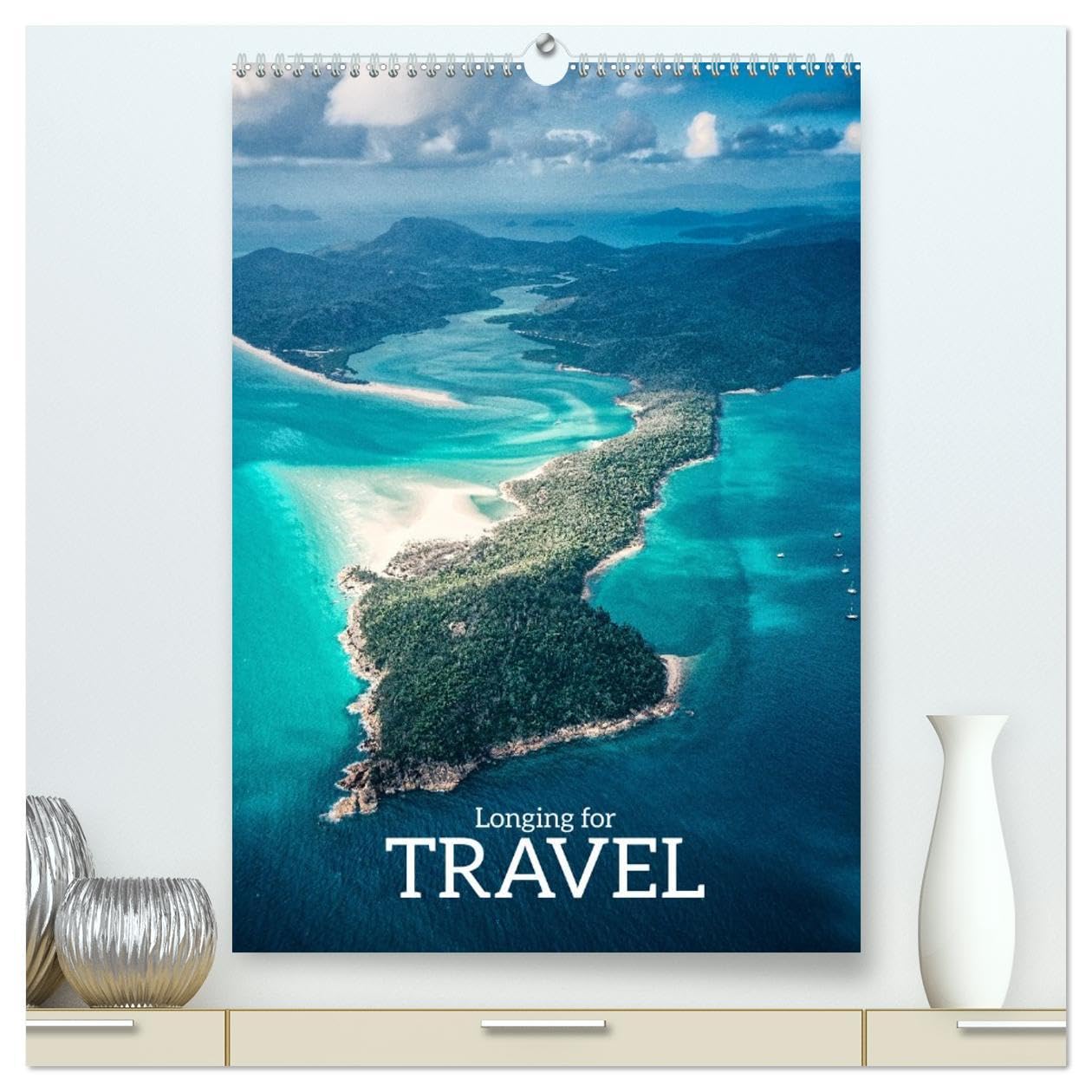 Longing for Travel (High Quality Premium Wall Calendar 2026 DIN A2 portrait),CALVENDO 12 Month Wall Calendar: Fantastically beautiful places awaken the desire to travel.
