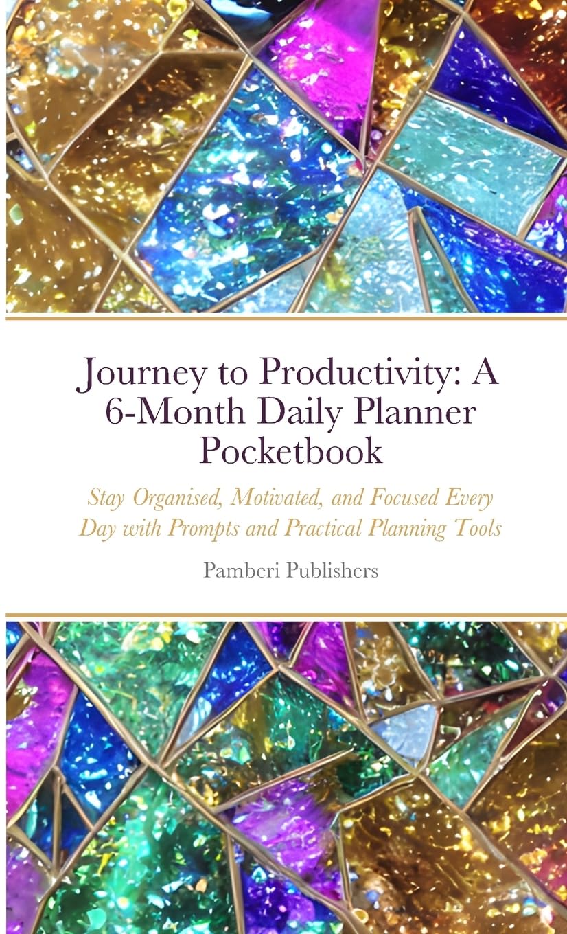 Journey to Productivity: A 6-Month Daily Planner Pocketbook: Stay Organised, Motivated, and Focused Every Day with Prompts and Practical Planning Tools