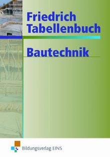 Friedrich Tabellenbuch, Bautechnik