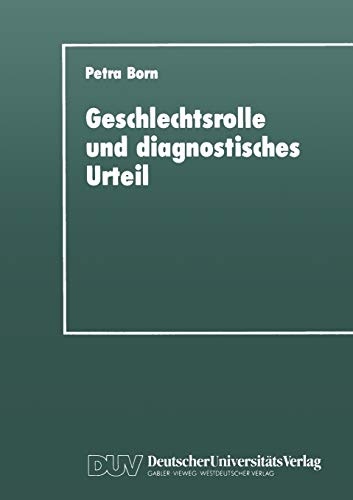 Geschlechtsrolle und diagnostisches Urteil