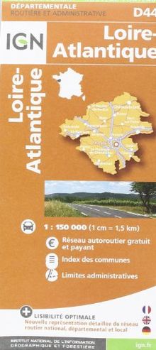 Loire Atlantique: IGN721244 (Departement Maps)