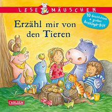 Lesemäuschen: Erzähl mir von den Tieren: Mein erstes Buch zum Vorlesen und Entdecken mit großem Ausklappbild