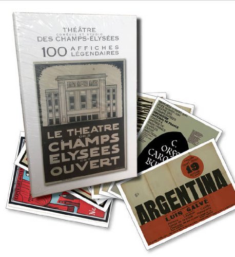 Théâtre Des Champs Elysées, Comédie Et Studio : Coffret De 100 Affiches Légendaires