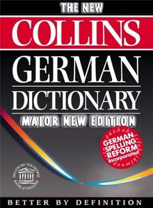 Collins German Dictionary Thumb Indexed