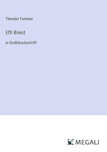 Effi Briest: in Großdruckschrift