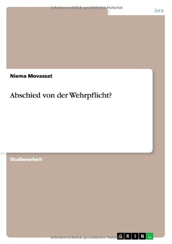 Abschied von der Wehrpflicht?