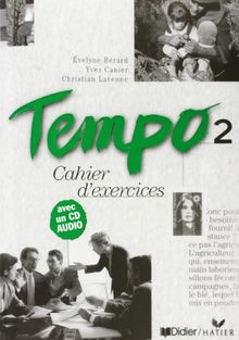 Tempo: Cahier D'Exercices 2 Avec CD-Audio (Fle)