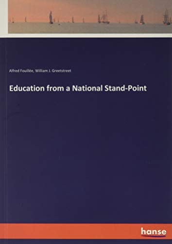 Education from a National Stand-Point