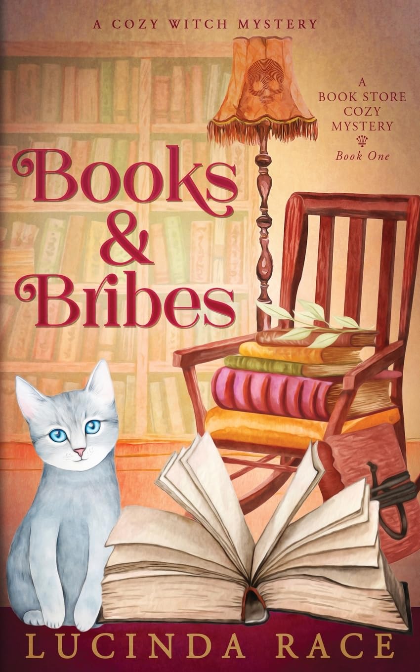 Books & Bribes: A Paranormal Cozy Mystery (A Book Store Cozy Mystery, Band 1)