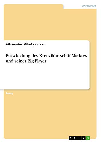 Entwicklung des Kreuzfahrtschiff-Marktes und seiner Big-Player