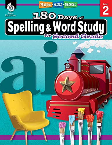 180 Days of Spelling and Word Study for Second Grade: Practice, Assess, Diagnose (180 Days of Practice)