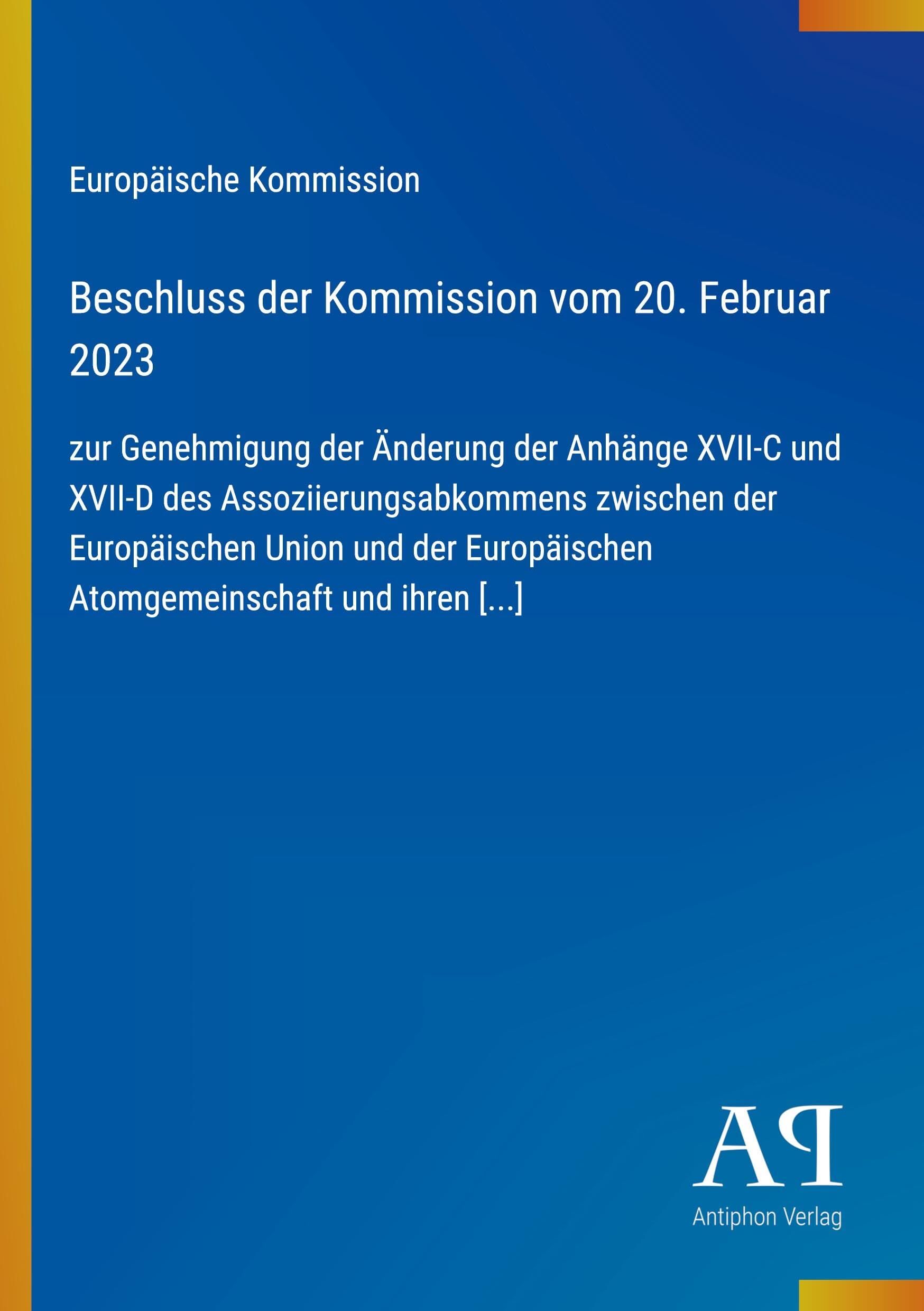 Beschluss der Kommission vom 20. Februar 2023